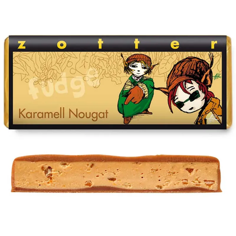 Zotter Schokolade Karamell Nougat