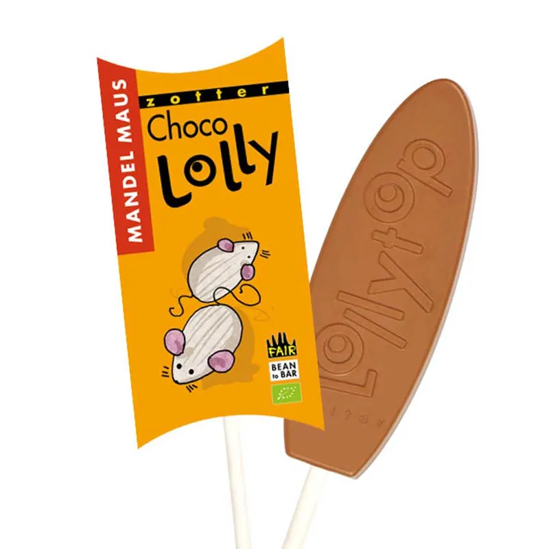 Zotter Schokolade Lollytop – Mandelmaus