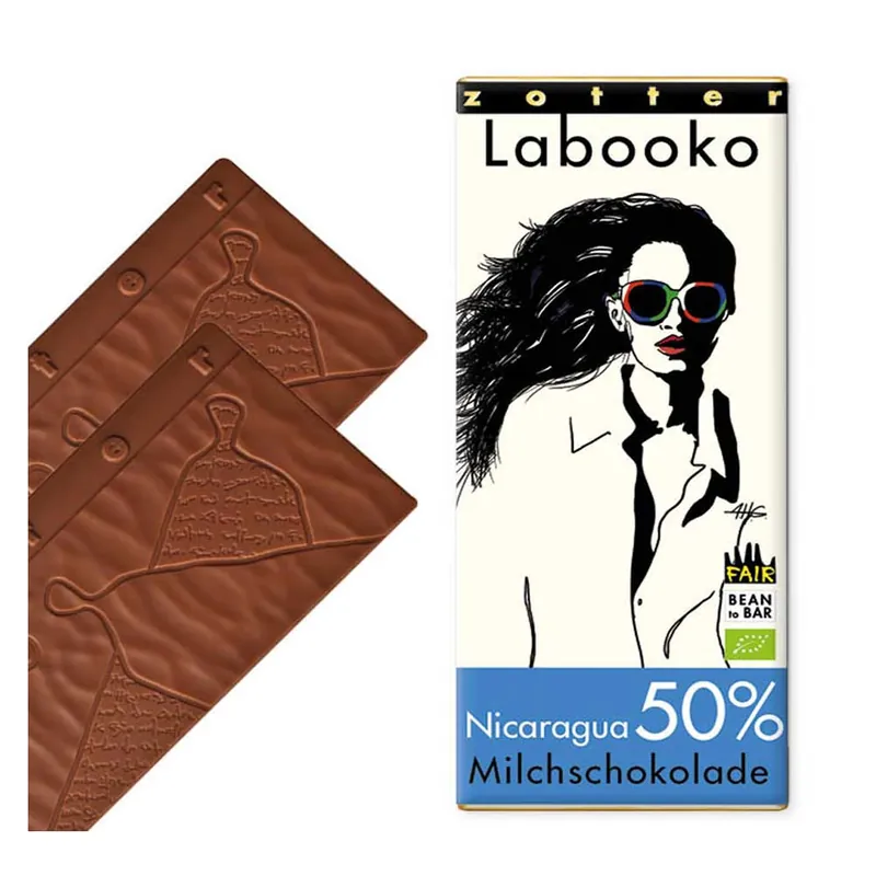 Zotter Labooko Nicaragua 50% – weltbeste Milchschokolade 70g