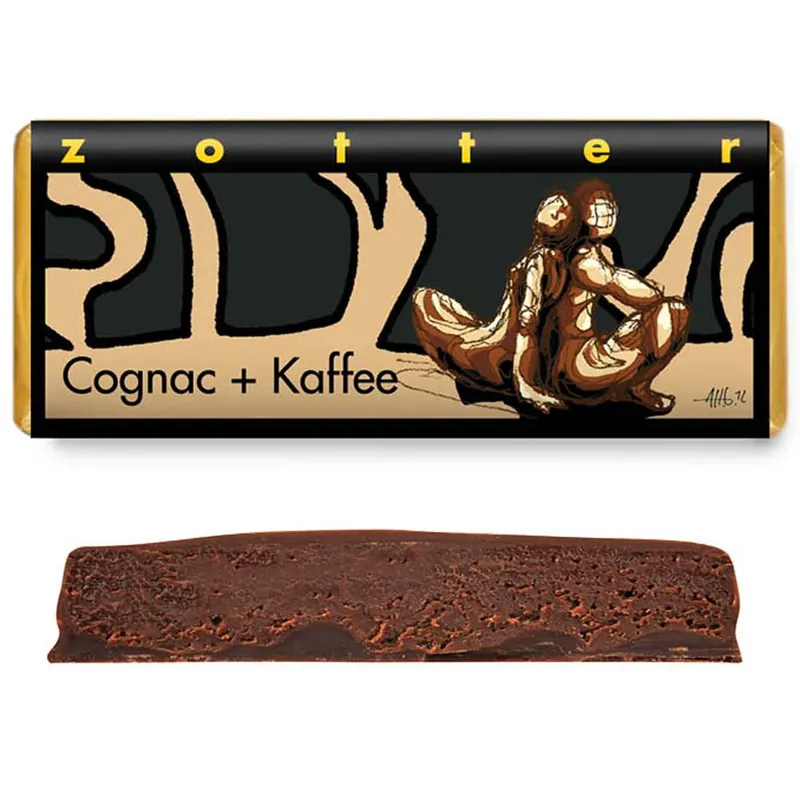 Zotter Schokolade Cognac + Kaffee